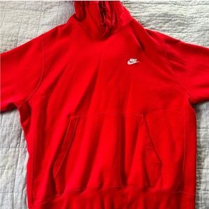 XL Nike Red Hoodie